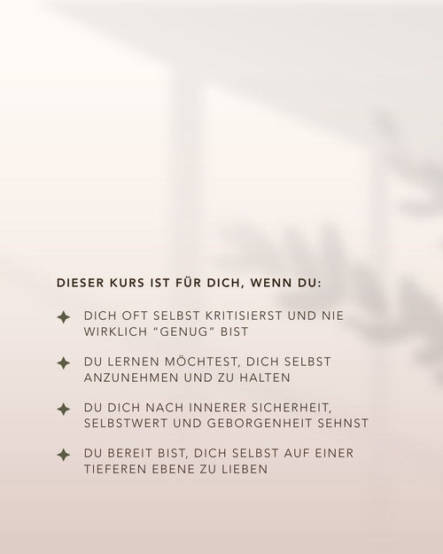 Daheim in Dir - Selbstliebe als verkörperte Erfahrung