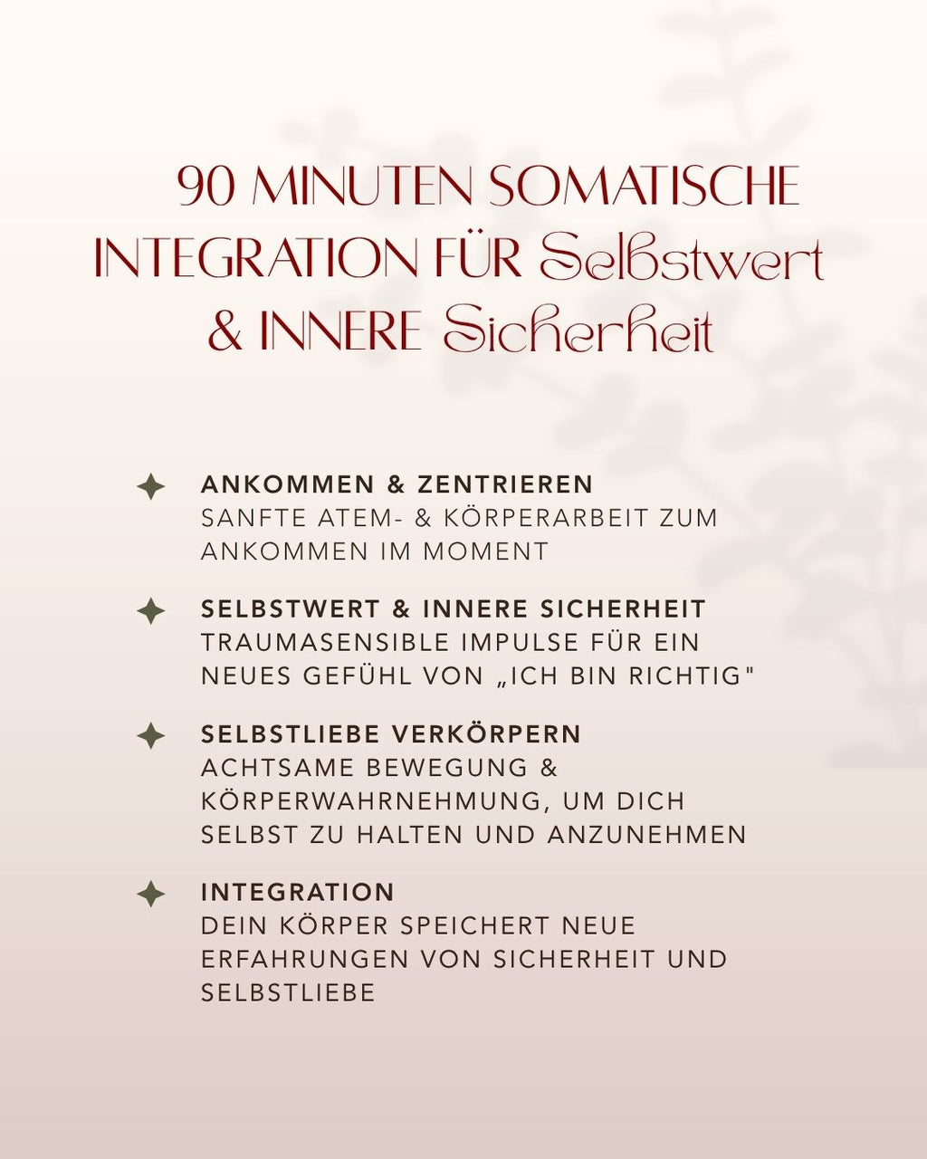 selbstwert, praktik, somatische körperarbeit, online