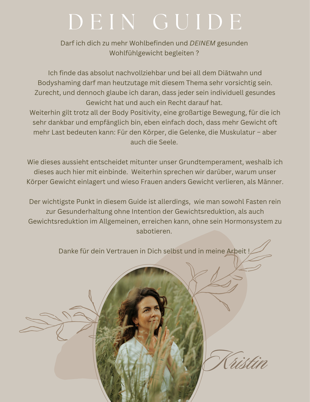 BALANCED RESET  -  Hormonfreundlich Abnehmen & Fasten